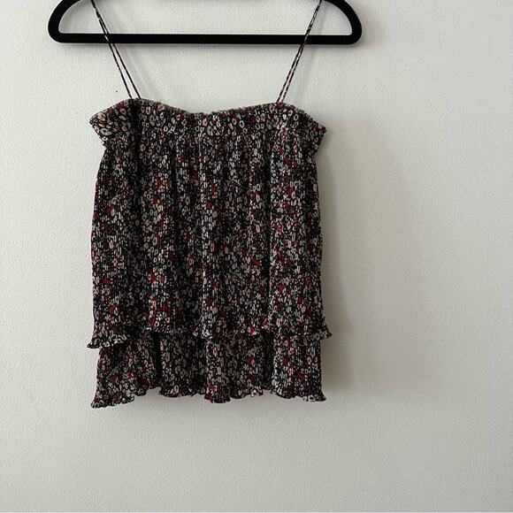 Derek Lam 10 Crosby Floral Print Pleated Convertible Tank Top / Mini Skirt - Picture 4 of 6
